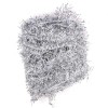Holographic Tinsel Chenille 15mm Large Silver