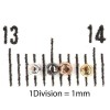 Tungsten Slotted Beads 1.5mm (1/16 Inch) Black Nickel