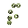 Tungsten Slotted Beads 2mm (5/64 inch) Mottled Olive