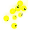 Tungsten Slotted Beads 2.3mm (3/32 Inch) Fl Yellow