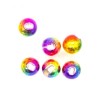 Tungsten Slotted Beads 2.3mm (3/32 inch) Rainbow