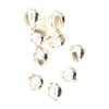 Tungsten Slotted Beads 2.3mm (3/32 Inch) Silver