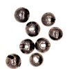 Tungsten Slotted Beads 2.8mm (7/64 Inch) Black Nickel