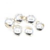 Tungsten Slotted Beads 2.8mm (7/64 Inch) Silver