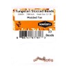 Tungsten Slotted Beads 2.8mm (7/64 inch) Mottled Tan