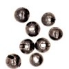 Tungsten Slotted Beads 3.3mm (1/8 Inch) Black Nickel
