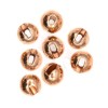 Tungsten Slotted Beads 3.8mm (5/32 Inch) Copper