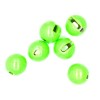 Tungsten Slotted Beads 3.8mm (5/32 Inch) Fl Green