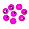 Tungsten Slotted Beads 3.8mm (5/32 Inch) Fl Pink