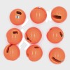 Tungsten Slotted Beads 4.6mm (3/16 Inch) Fl Orange
