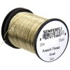 French Oval Tinsel Small Gold