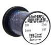 1/69'' Holographic Black Sparkle Tinsel