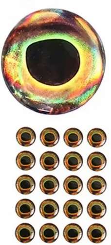 5mm 3D Epoxy Eyes Sunburst