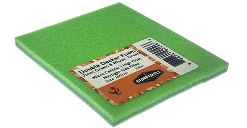 Double Decker Foam Medium (7mm) Green & Rhyac Green