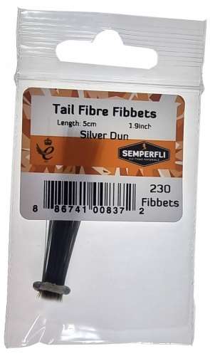 Tail Fibre Fibbets Silver Dun