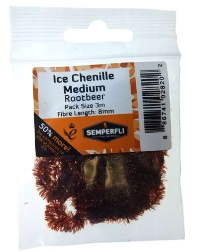 Ice Chenille 12mm Large Rootbeer