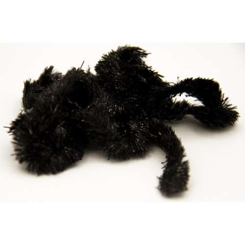 15mm Solid Chenille Black
