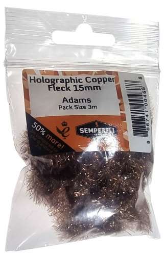 Copper Tinsel Fleck 15mm Large Adams