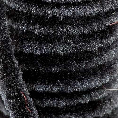 Worm Chenille Black