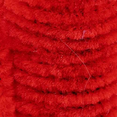 Worm Chenille Fl. Red