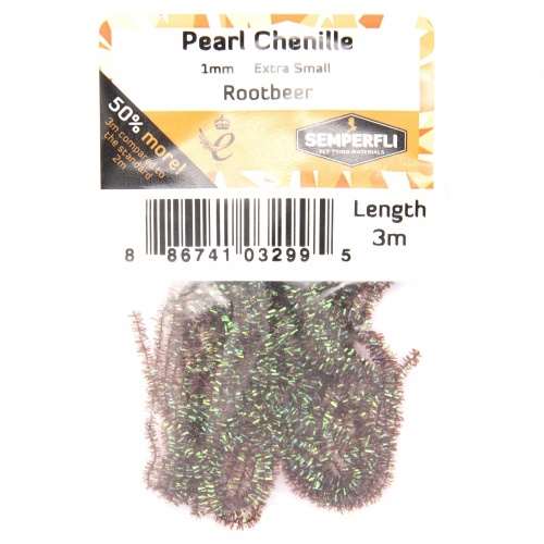 Pearl Chenille 1mm Rootbeer