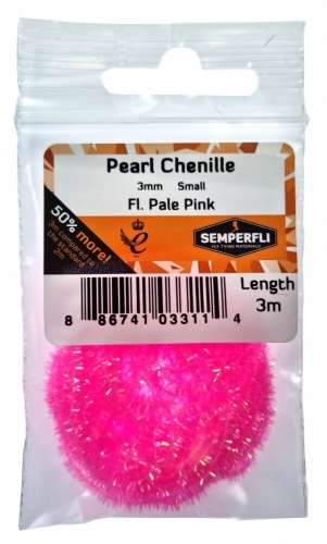 Pearl Chenille 3mm Fl Pale Pink
