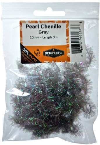 Pearl Chenille 10mm Gray