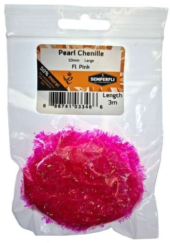 Pearl Chenille 10mm Fl Pink