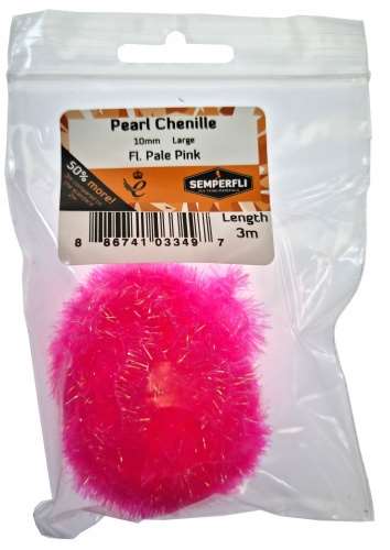 Pearl Chenille 10mm Fl Pale Pink