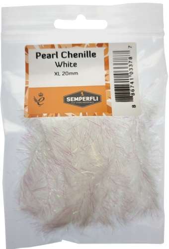 Pearl Chenille 20mm XL White