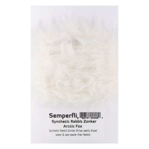 Synthetic Rabbit Zonker Strips Arctic Fox