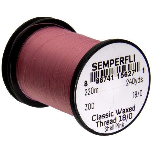 Classic Waxed Thread 18/0 240 Yards Shell Pink