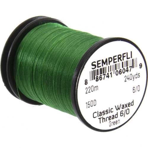 Classic Waxed Thread 6/0 240 Yards Green