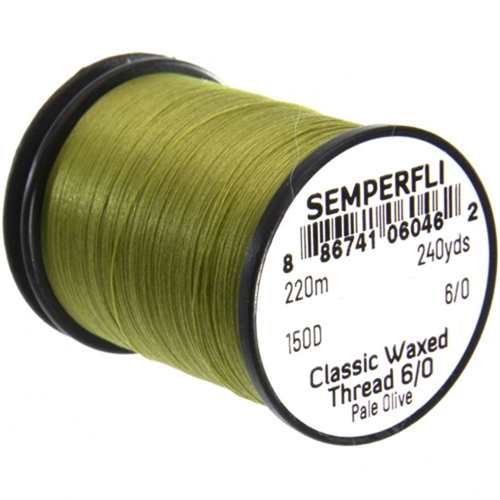 Classic Waxed Thread 6/0 240 Yards Pale Olive