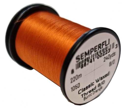 Classic Waxed Thread 8/0 240 Yards Burnt Orange