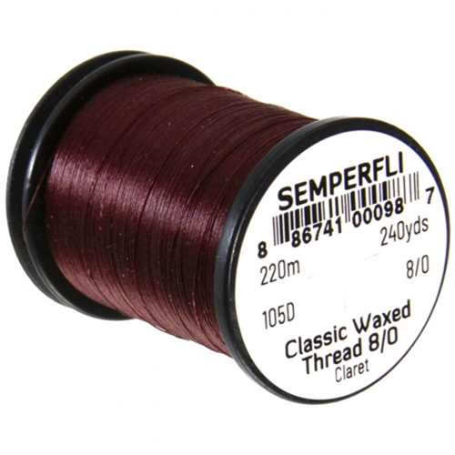 Classic Waxed Thread 8/0 240 Yards Claret