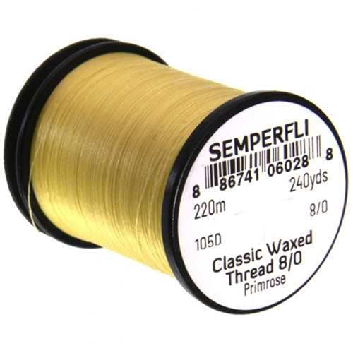 Classic Waxed Thread 8/0 240 Yards Primrose