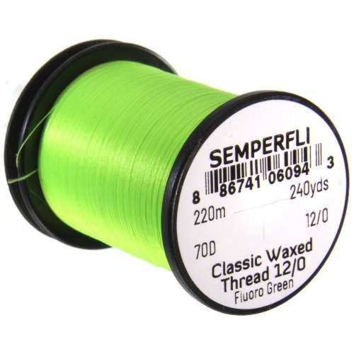 Classic Waxed Thread 12/0 240 Yards Fluoro Green