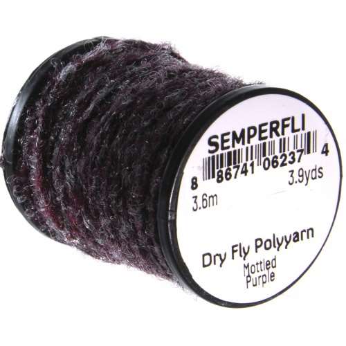 Dry Fly Polyyarn Mottled Purple