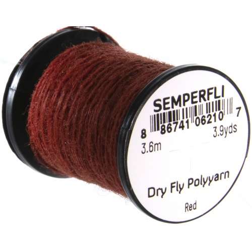 Dry Fly Polyyarn Red