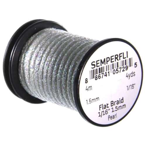 Flat Braid 1.5mm 1/16'' Pearl