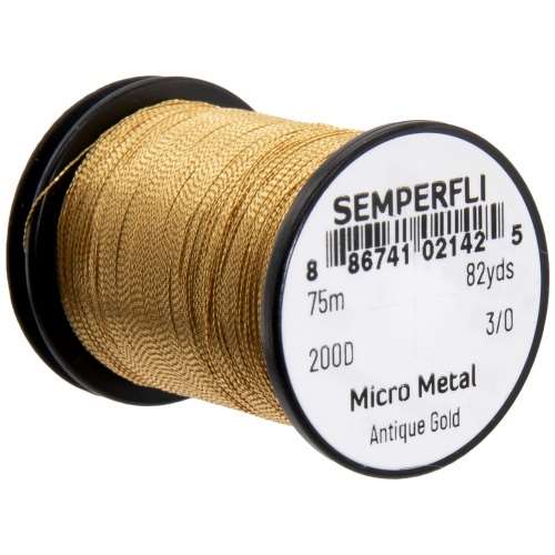 Micro Metal Hybrid Thread, Tinsel & Wire Antique Gold