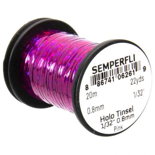 1/32''  Pink Mirror Tinsel