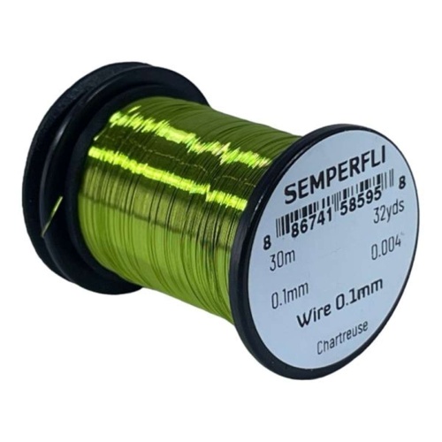 Wire 0.1mm Chartreuse