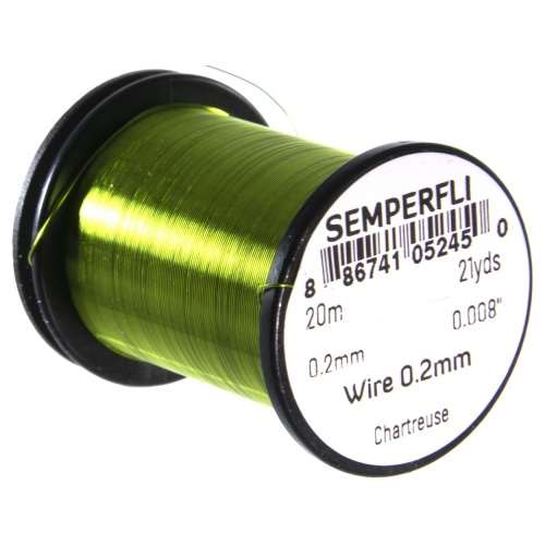 Wire 0.2mm Chartreuse