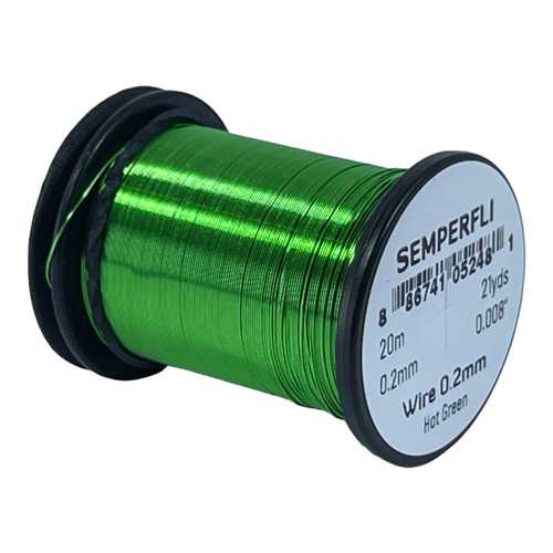 Wire 0.2mm Hot Green