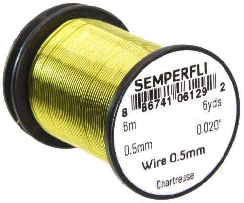 Wire 0.5mm Chartreuse