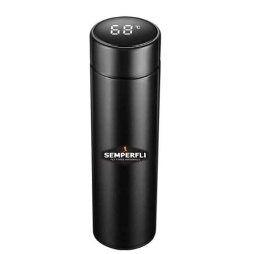 Semperfli Branded Stainless Steel Drinks Flask 500ml