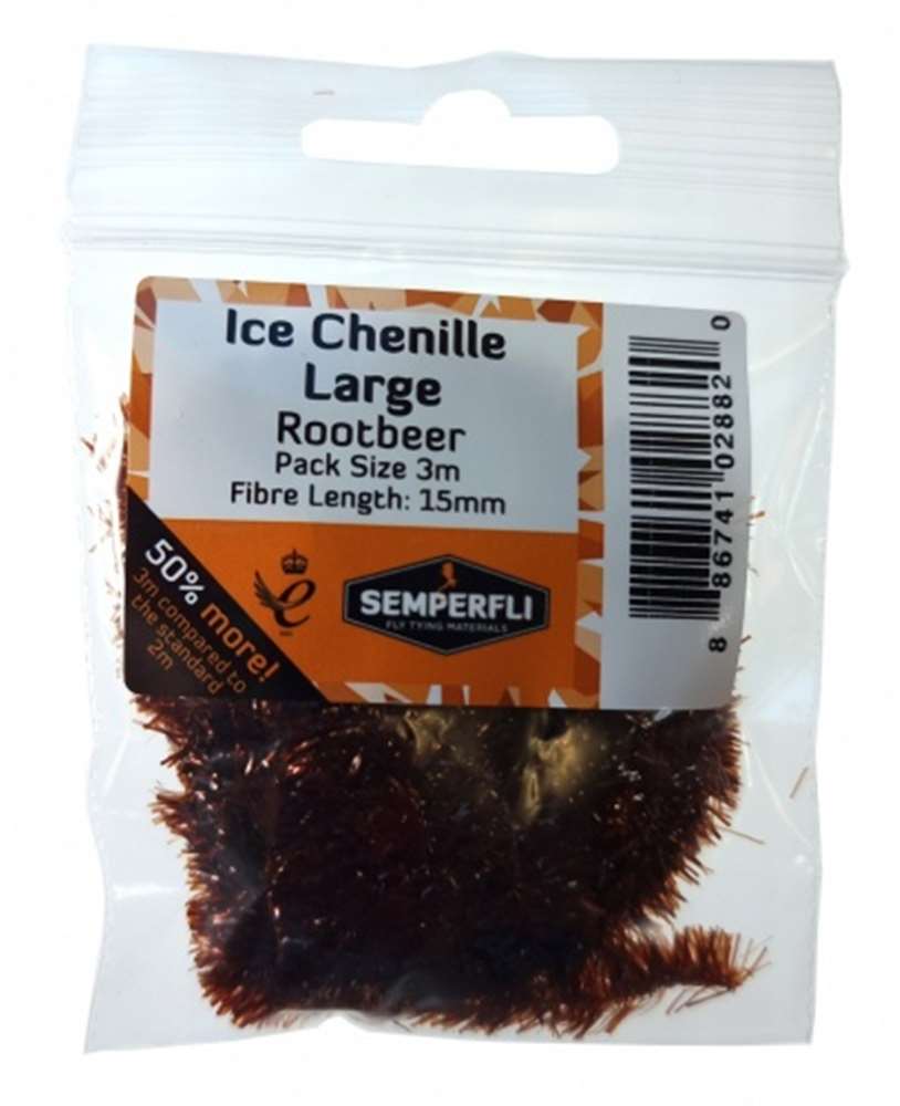 Ice Chenille 15mm Large Rootbeer