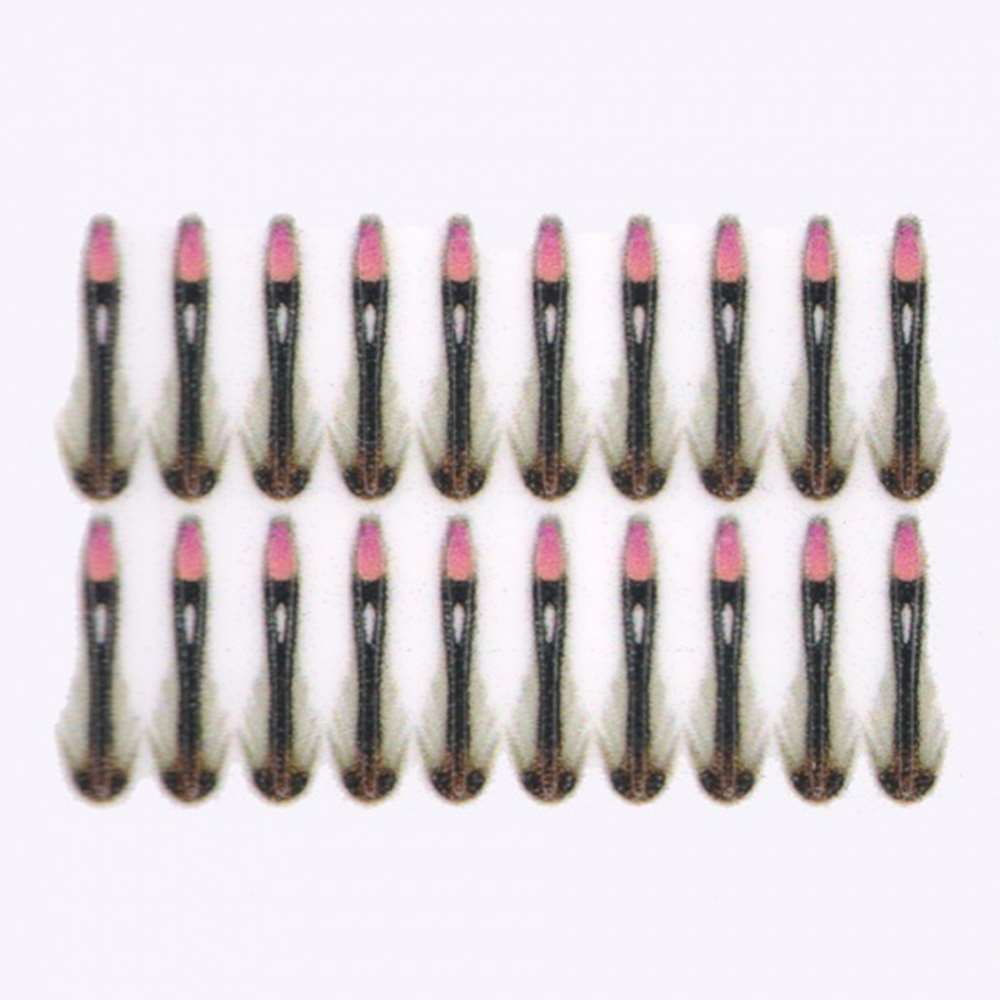 Synthetic Jungle Cock 10mm Extra Small Pink